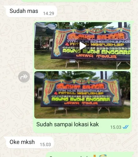 Pengiriman Papan Bunga Hotel Salak Bogor