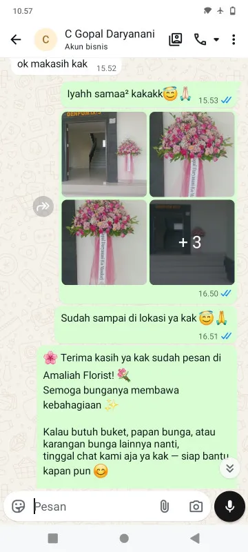 Pengiriman Karangan Bunga Hotel Salak Bogor