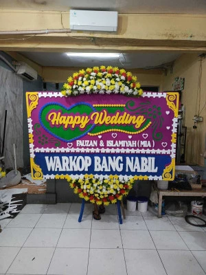 Papan Bunga di Hotel Salak Bogor