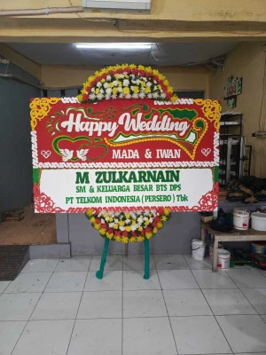 Papan Bunga di Hotel Salak Bogor