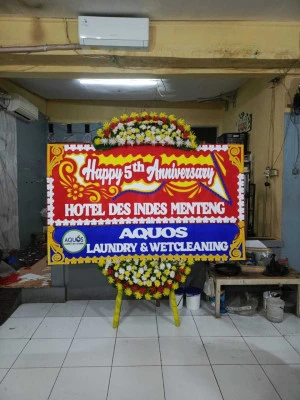Papan Bunga di Hotel Salak Bogor