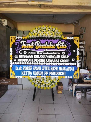 Papan Bunga di Hotel Salak Bogor